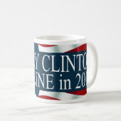 Mug Drapeau Hillary Clinton Tim Kaine '16 USA (Devant droit)