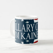 Mug Drapeau Hillary Clinton Tim Kaine '16 USA (Devant gauche)