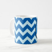 Mug Drapeau hondurien de sourire de rond brillant (Devant gauche)