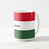 Mug Drapeau Hongrie (Devant droit)
