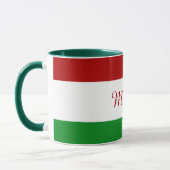 Mug Drapeau hongrois personnalisé (Gauche)