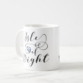 Mug Drapeau I Heart Isle of Wight (Devant gauche)