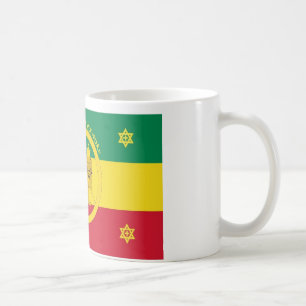 Mug Drapeau impérial de l'Ethiopie - règne de Haile