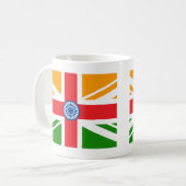 Mug Drapeau indien anglo (Devant gauche)