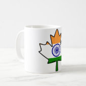 Mug Drapeau indien dans les articles canadiens de (Devant gauche)
