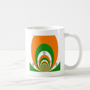 Mug Drapeau indien Kaleidoscope : Unité et patriotisme