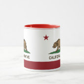 Mug Drapeau indigène de République de la Californie (Centre)