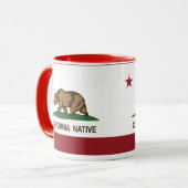 Mug Drapeau indigène de République de la Californie (Devant gauche)