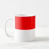 Mug Drapeau indonésien de confiture en céramique (Gauche)