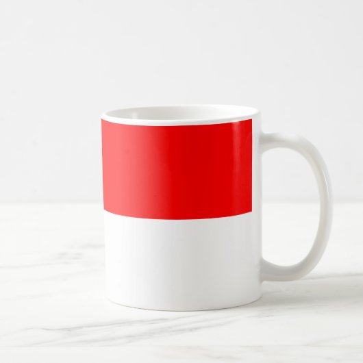 Mug Drapeau indonésien de confiture en céramique (Droite)