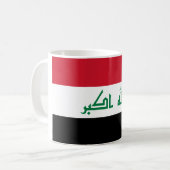 Mug Drapeau (irakien) de l'Irak (Devant gauche)