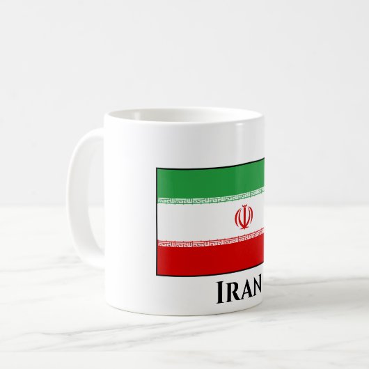 Mug Drapeau iranien (Devant gauche)