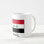 Mug Drapeau Iraq (Iraq) (Devant droit)