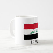 Mug Drapeau Iraq (Iraq) (Devant gauche)