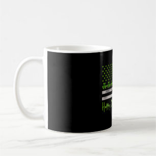Mug Drapeau irlandais américain Saint Patrick Shamrock
