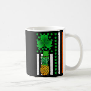 Mug Drapeau irlandais américain Shamrock Ananas Fruit