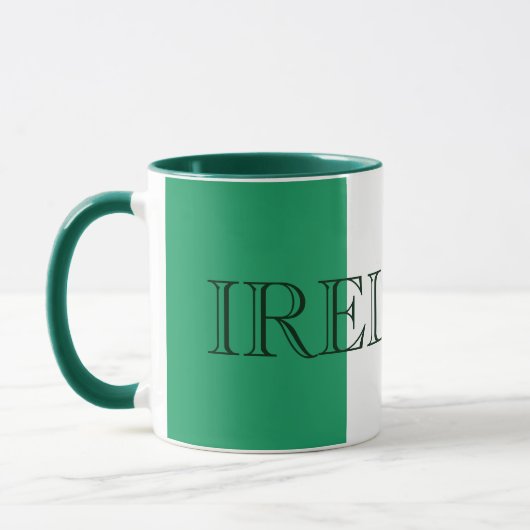 Mug Drapeau irlandais bataille d'Irlande (Gauche)