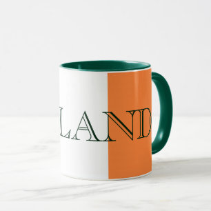 Mug Drapeau irlandais bataille d'Irlande