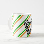 Mug Drapeau irlandais de rayures (Devant gauche)