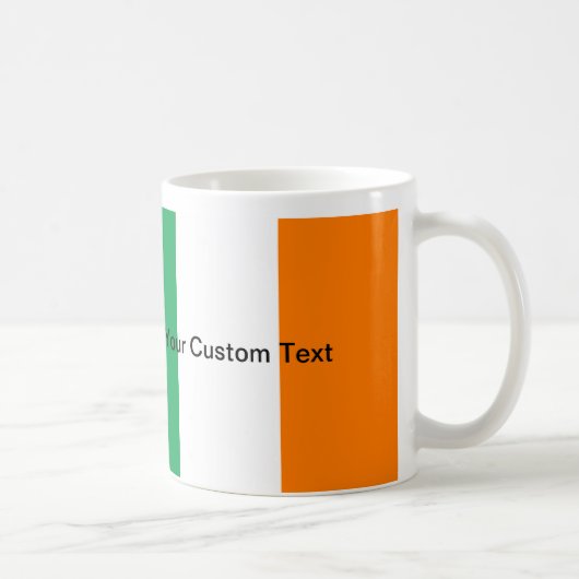 Mug Drapeau irlandais fait sur commande (Droite)