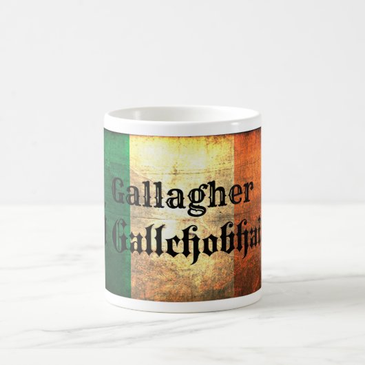 Mug Drapeau irlandais Gallagher (Centre)
