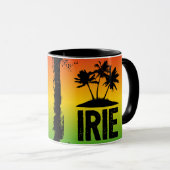 Mug Drapeau irlandais jamaïcain couleur caraïbe (Devant droit)