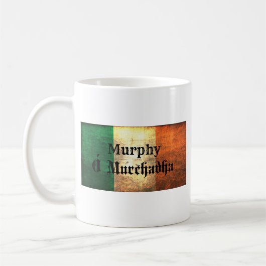 Mug Drapeau irlandais Murphy (Gauche)