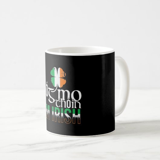 Mug Drapeau irlandais Pog Mo Thoin (Devant droit)