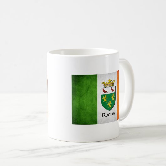 Mug Drapeau irlandais Rooney (Devant droit)