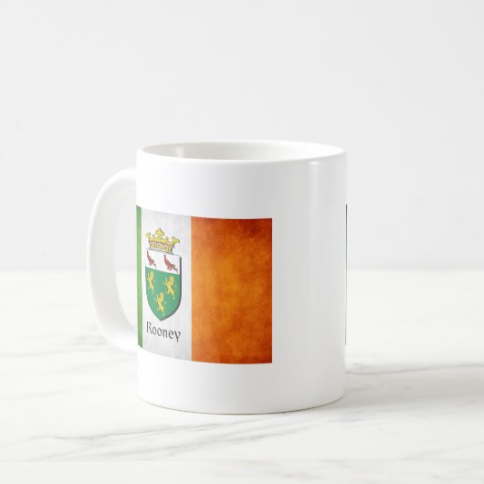 Mug Drapeau irlandais Rooney (Devant gauche)