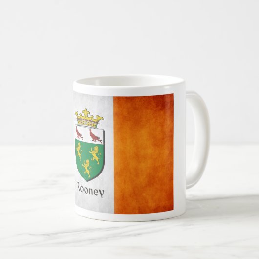 Mug Drapeau irlandais Rooney (Devant droit)