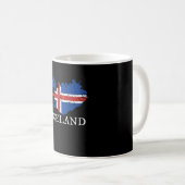 Mug Drapeau Islande (Devant droit)