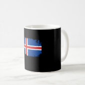 Mug Drapeau Islande (Devant droit)