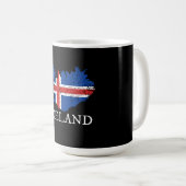 Mug Drapeau Islande (Devant droit)