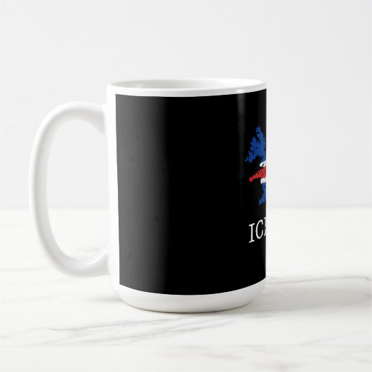 Mug Drapeau Islande (Gauche)