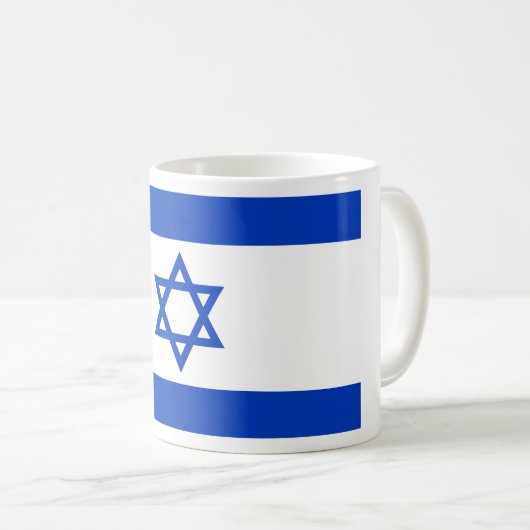 Mug Drapeau Israël (Devant droit)