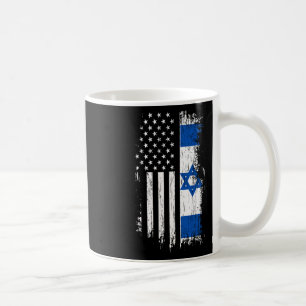 Mug Drapeau Israélo-Américain - Chemise Fierté Israël
