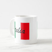 Mug Drapeau Italia - Haute Qualité (Devant gauche)