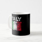 Mug Drapeau Italie en détresse - Drapeau italien (Devant gauche)