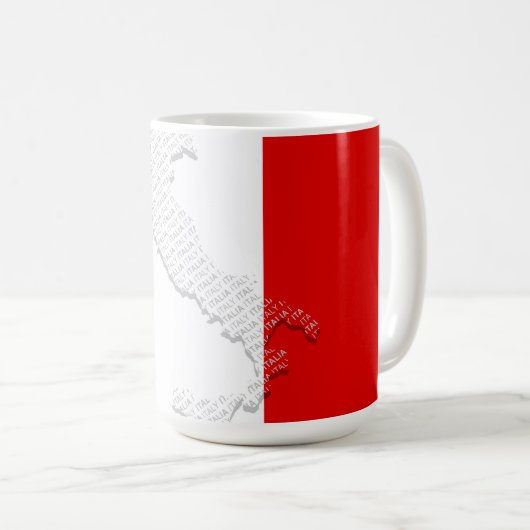 Mug Drapeau italien (Devant droit)