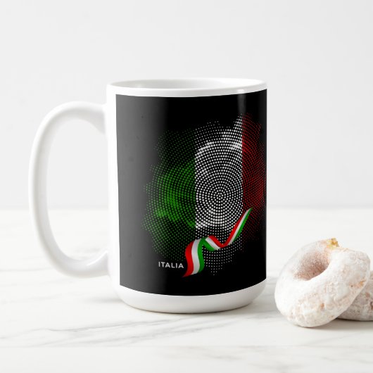 Mug Drapeau italien (Avec donut)