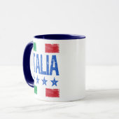 Mug Drapeau italien 4 étoiles (Devant gauche)
