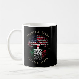 Mug Drapeau italien de l'Amérique pousses Italie Swea