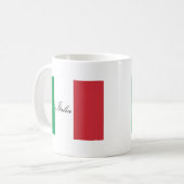 Mug Drapeau italien - drapeau de l'Italie - l'Italie (Devant gauche)