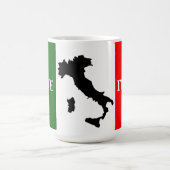 Mug Drapeau italien et conception de carte (Centre)