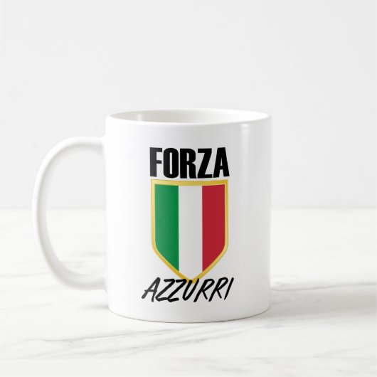 Mug Drapeau italien Forza Azzurri (Gauche)