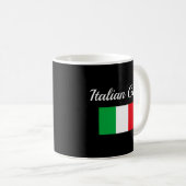Mug Drapeau italien Italie Pride Italien-Américain (Devant droit)
