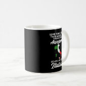 Mug Drapeau italien Les Italiens sont super drôle Lo i (Devant droit)