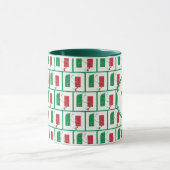Mug DRAPEAU ITALIEN | Monogramme vert (Centre)