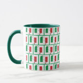 Mug DRAPEAU ITALIEN | Monogramme vert (Gauche)